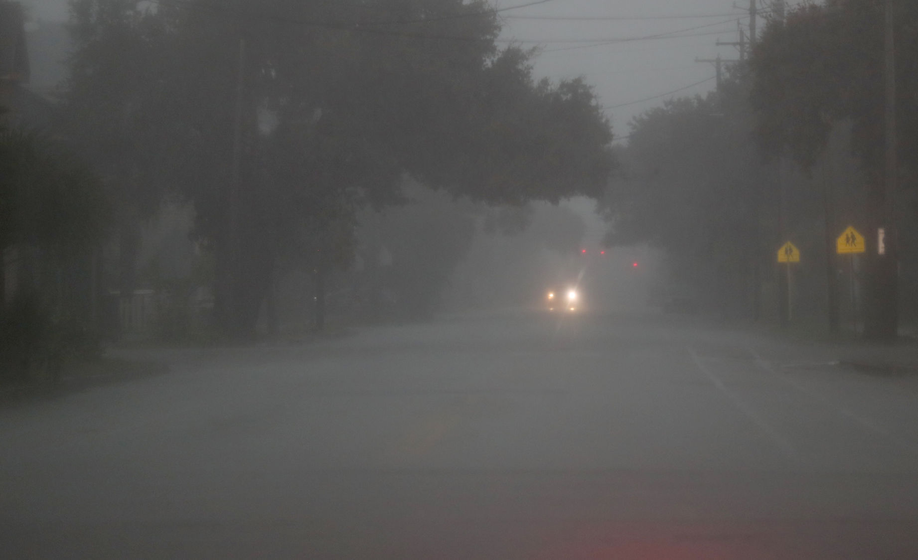 Rain bands from Harvey begin to soak County